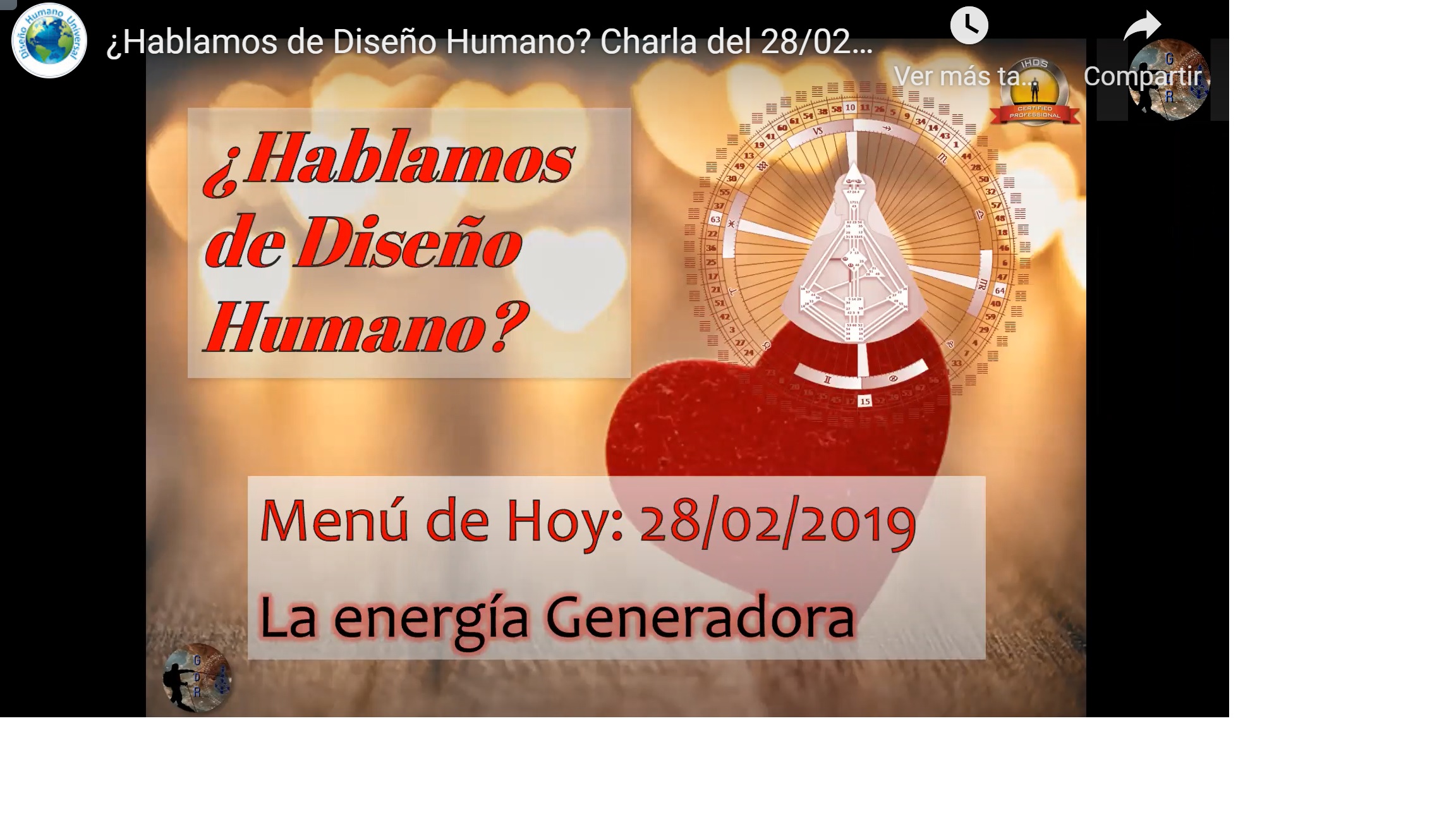 ¿Hablamos de Diseño Humano? Charla del 28/02/2019